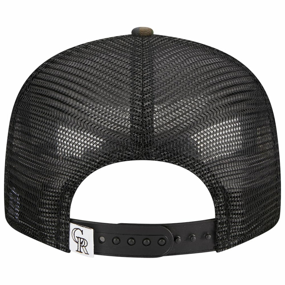 Colorado Rockies New Era Woodland Camo Trucker 9FIFTY Snapback Hat Near Me
