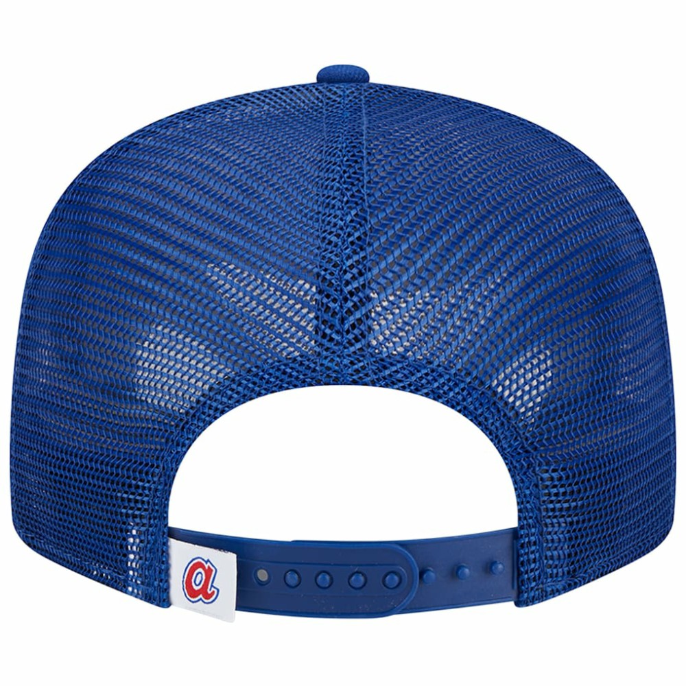 Atlanta Braves New Era Cooperstown Collection Team Color Trucker 9FIFTY Snapback Hat discount