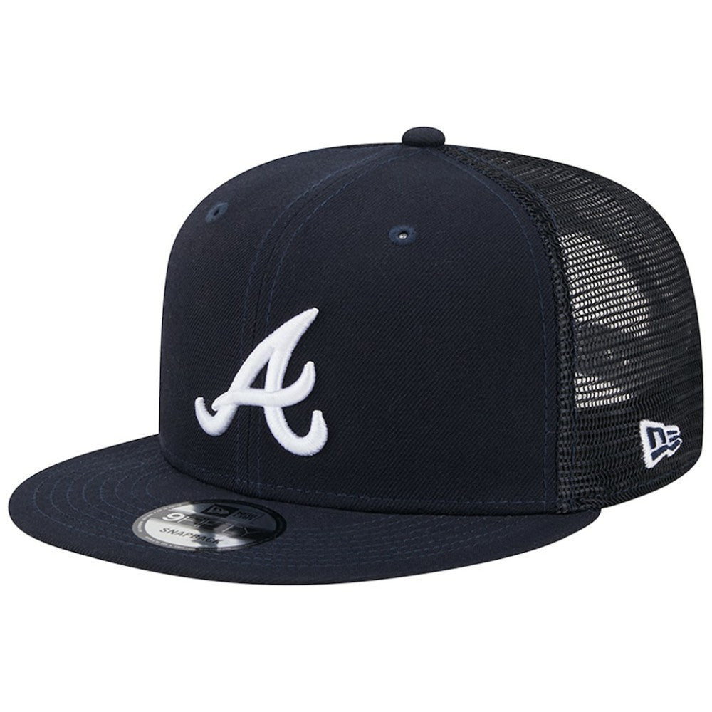 Atlanta Braves New Era Team Color Trucker 9FIFTY Snapback Hat Sale
