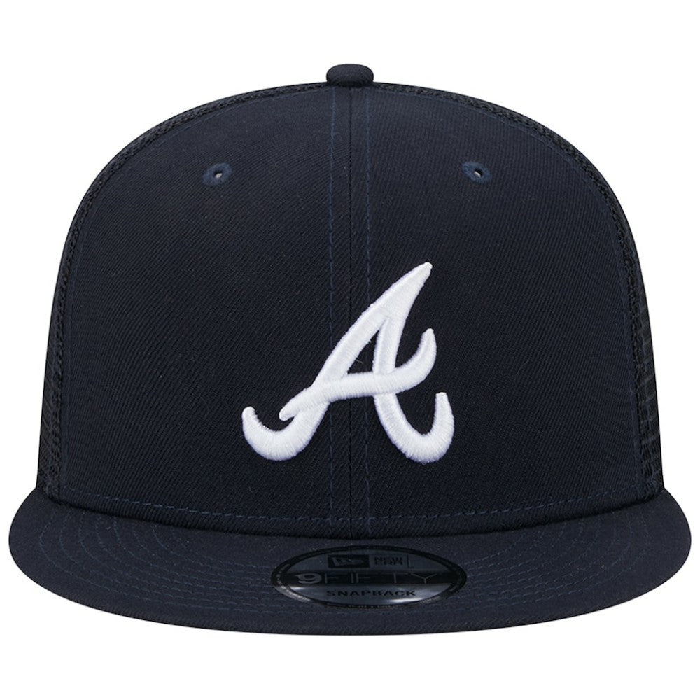 Atlanta Braves New Era Team Color Trucker 9FIFTY Snapback Hat Sale