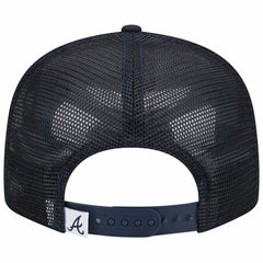 Atlanta Braves New Era Team Color Trucker 9FIFTY Snapback Hat Sale