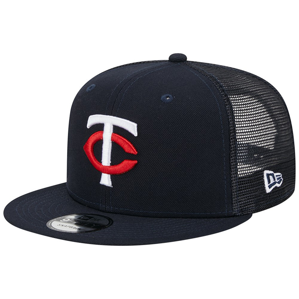 Minnesota Twins New Era Team Color Trucker 9FIFTY Snapback Hat discount