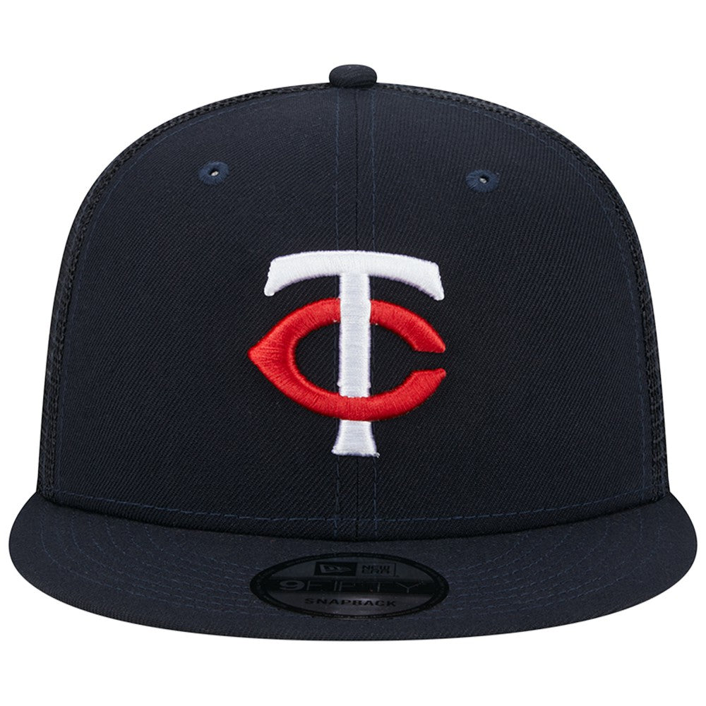 Minnesota Twins New Era Team Color Trucker 9FIFTY Snapback Hat discount