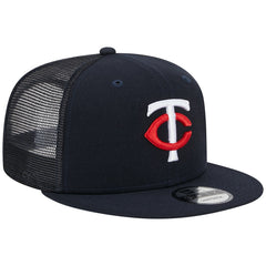 Minnesota Twins New Era Team Color Trucker 9FIFTY Snapback Hat discount