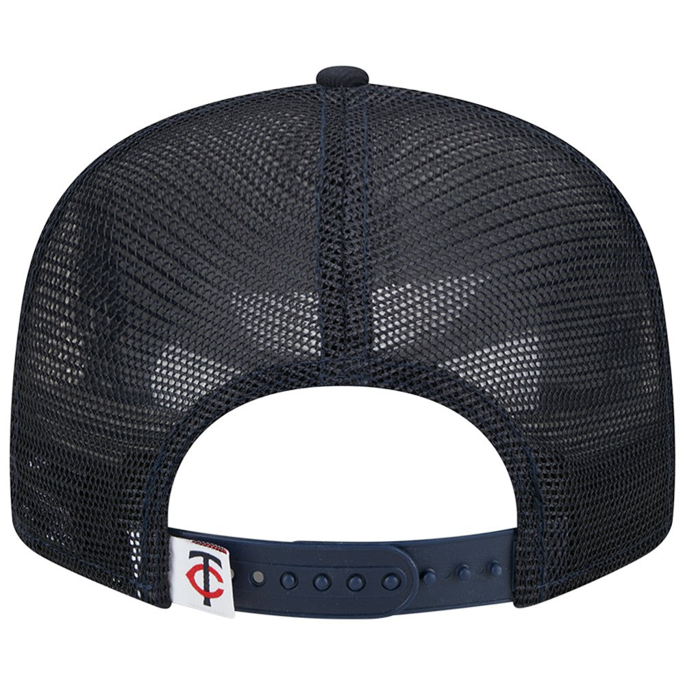 Minnesota Twins New Era Team Color Trucker 9FIFTY Snapback Hat discount