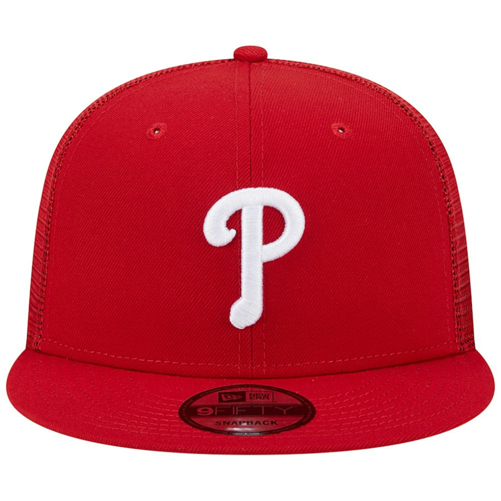 Philadelphia Phillies New Era Team Color Trucker 9FIFTY Snapback Hat Sale