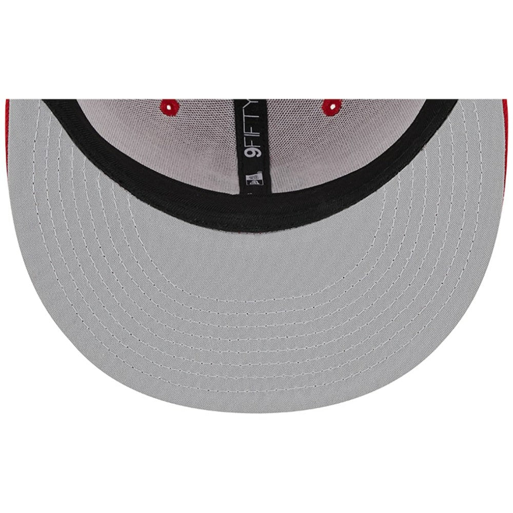 St. Louis Cardinals New Era Team Color Trucker 9FIFTY Snapback Hat Lifestyle