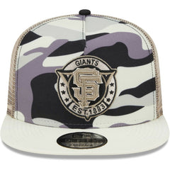 San Francisco Giants New Era Chrome Camo A-Frame 9FIFTY Trucker Snapback Hat discount