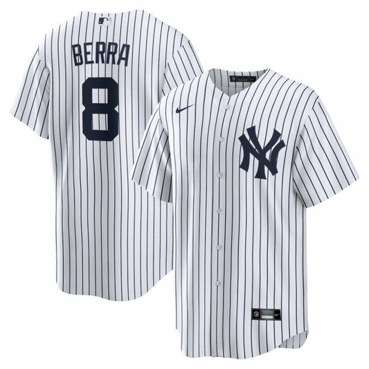 Yogi Berra New York Yankees Nike Home Retired Player Replica Jersey - White | MLB Jerseys