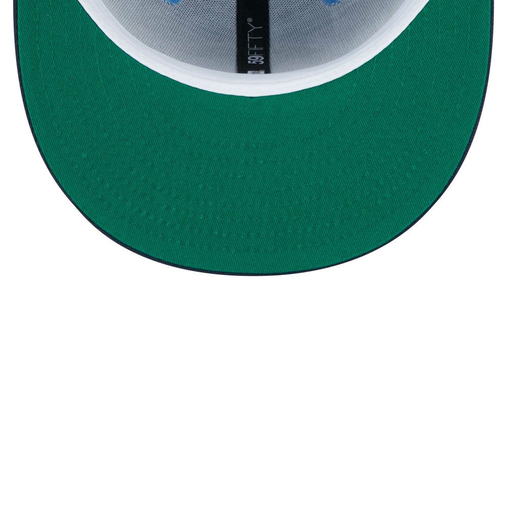 Los Angeles Dodgers New Era Green Undervisor 59FIFTY Fitted Hat Clearance
