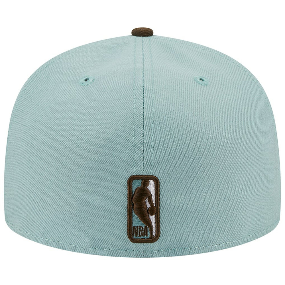 New Era - Philadelphia 76ers Two-Tone 59FIFTY Fitted Hat - Light Blue/Brown