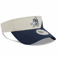 Dallas Cowboys New Era 2023 Sideline Historic Adjustable Visor Cream/Navy - NFL
