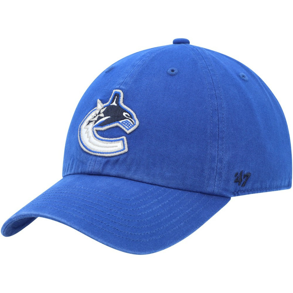 Vancouver Canucks - '47 Team Clean Up Adjustable Hat Blue