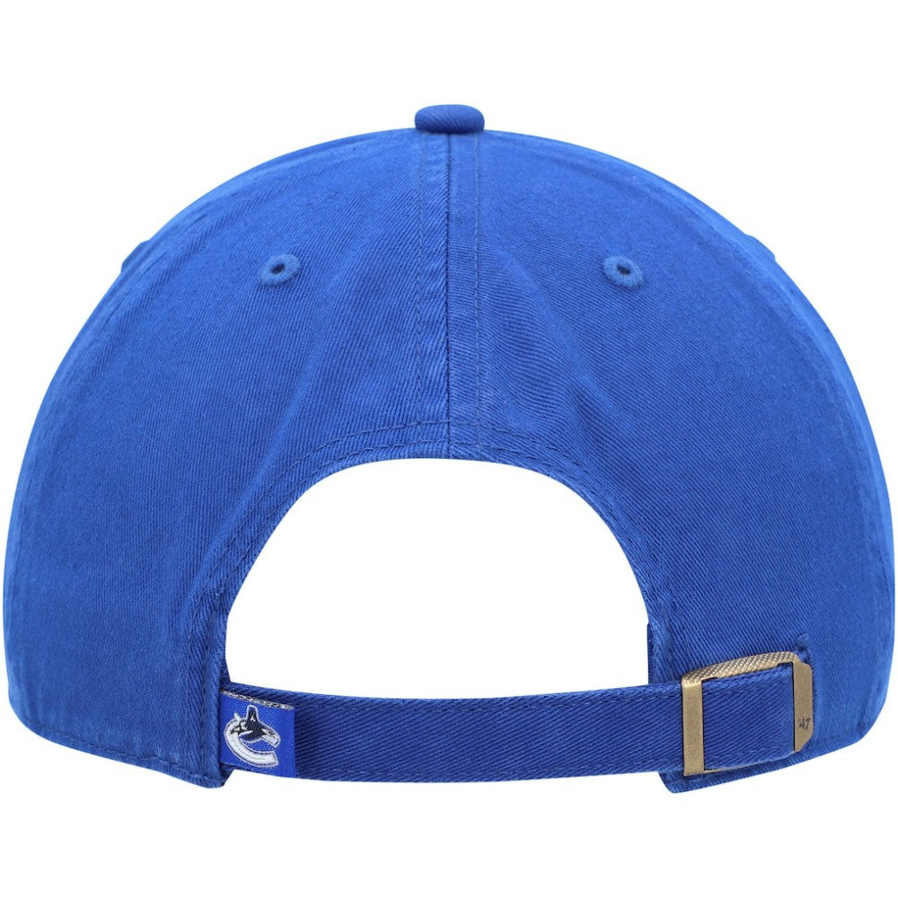 Vancouver Canucks - '47 Team Clean Up Adjustable Hat Blue