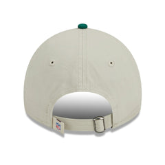 New York Jets New Era 2023 Sideline Historic 9TWENTY Adjustable Hat Cream/Green - NFL