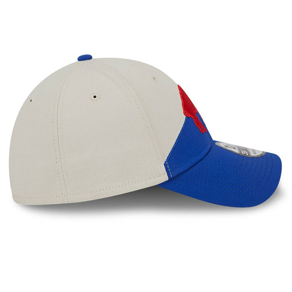 Buffalo Bills New Era 2023 Sideline Historic 39THIRTY Flex Hat Cream/Royal - NFL