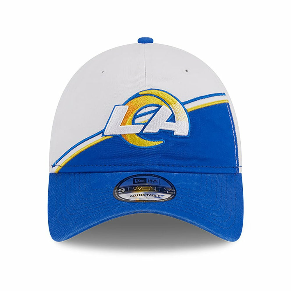 Los Angeles Rams New Era Youth 2023 Sideline 9TWENTY Adjustable Hat White/Royal - NFL