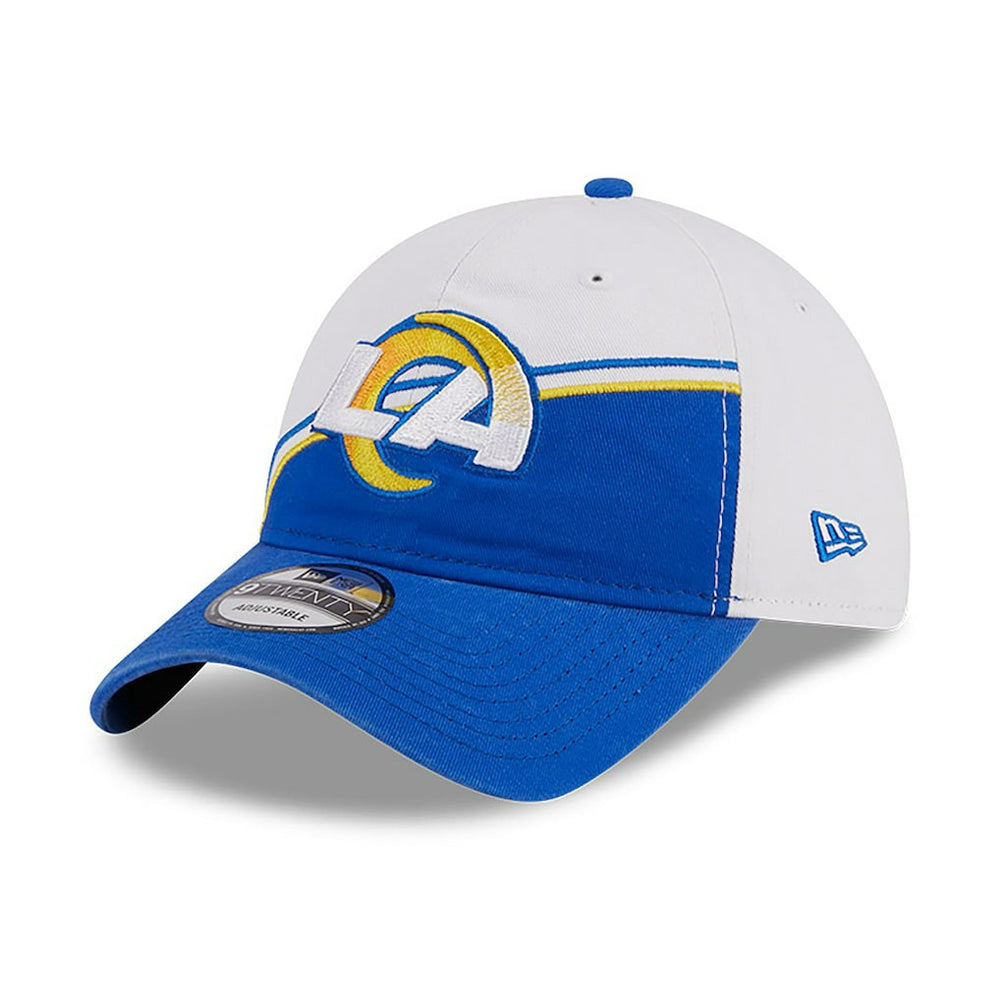 Los Angeles Rams New Era Youth 2023 Sideline 9TWENTY Adjustable Hat White/Royal - NFL