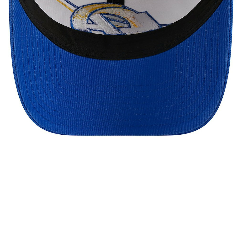 Los Angeles Rams New Era Youth 2023 Sideline 9TWENTY Adjustable Hat White/Royal - NFL
