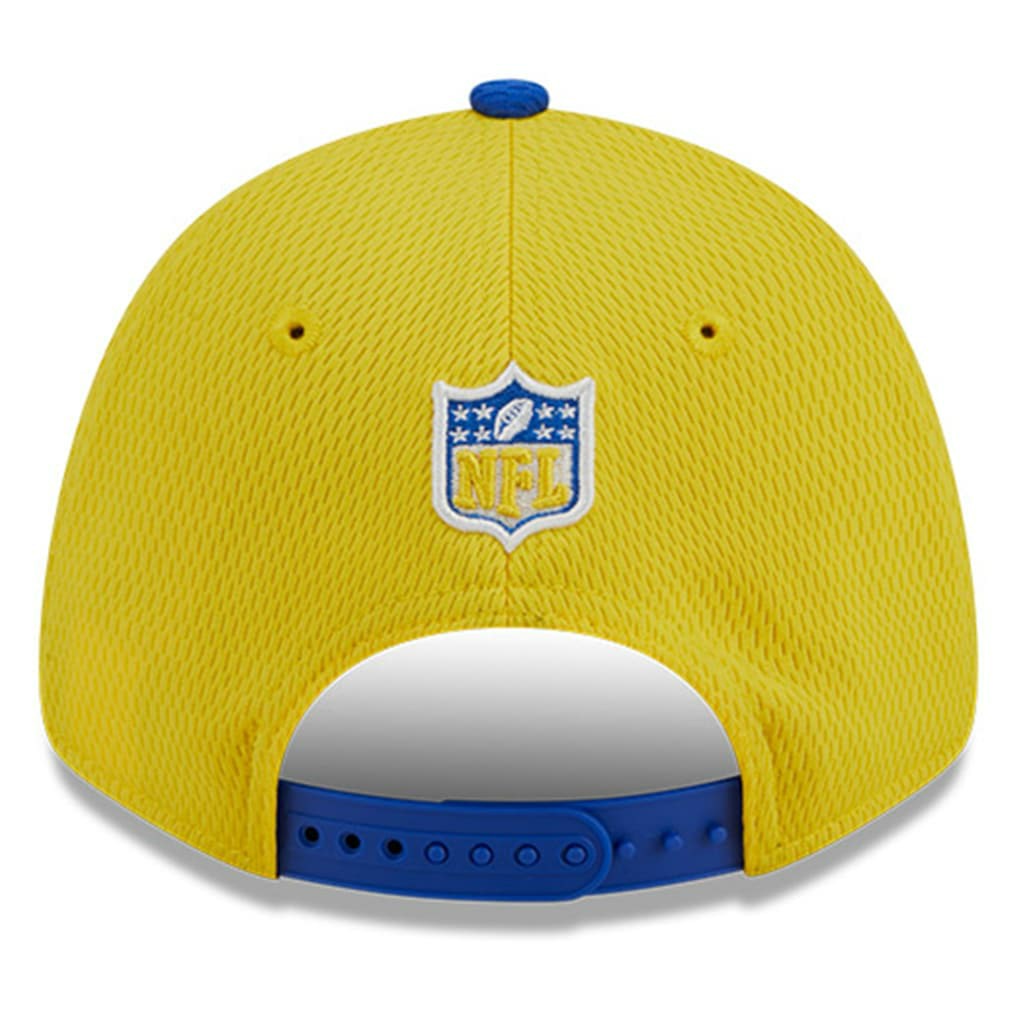 Los Angeles Rams New Era 2023 Sideline 9FORTY Adjustable Hat Gold/Royal - NFL