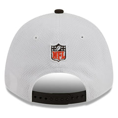 Cleveland Browns New Era 2023 Sideline 9FORTY Adjustable Hat White/Brown - NFL