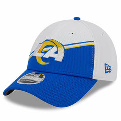 Los Angeles Rams New Era 2023 Sideline 9FORTY Adjustable Hat White/Royal - NFL