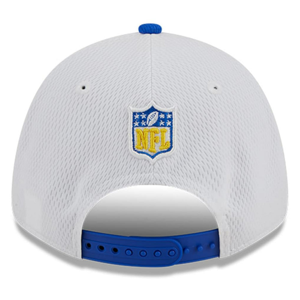 Los Angeles Rams New Era 2023 Sideline 9FORTY Adjustable Hat White/Royal - NFL
