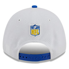 Los Angeles Rams New Era 2023 Sideline 9FORTY Adjustable Hat White/Royal - NFL