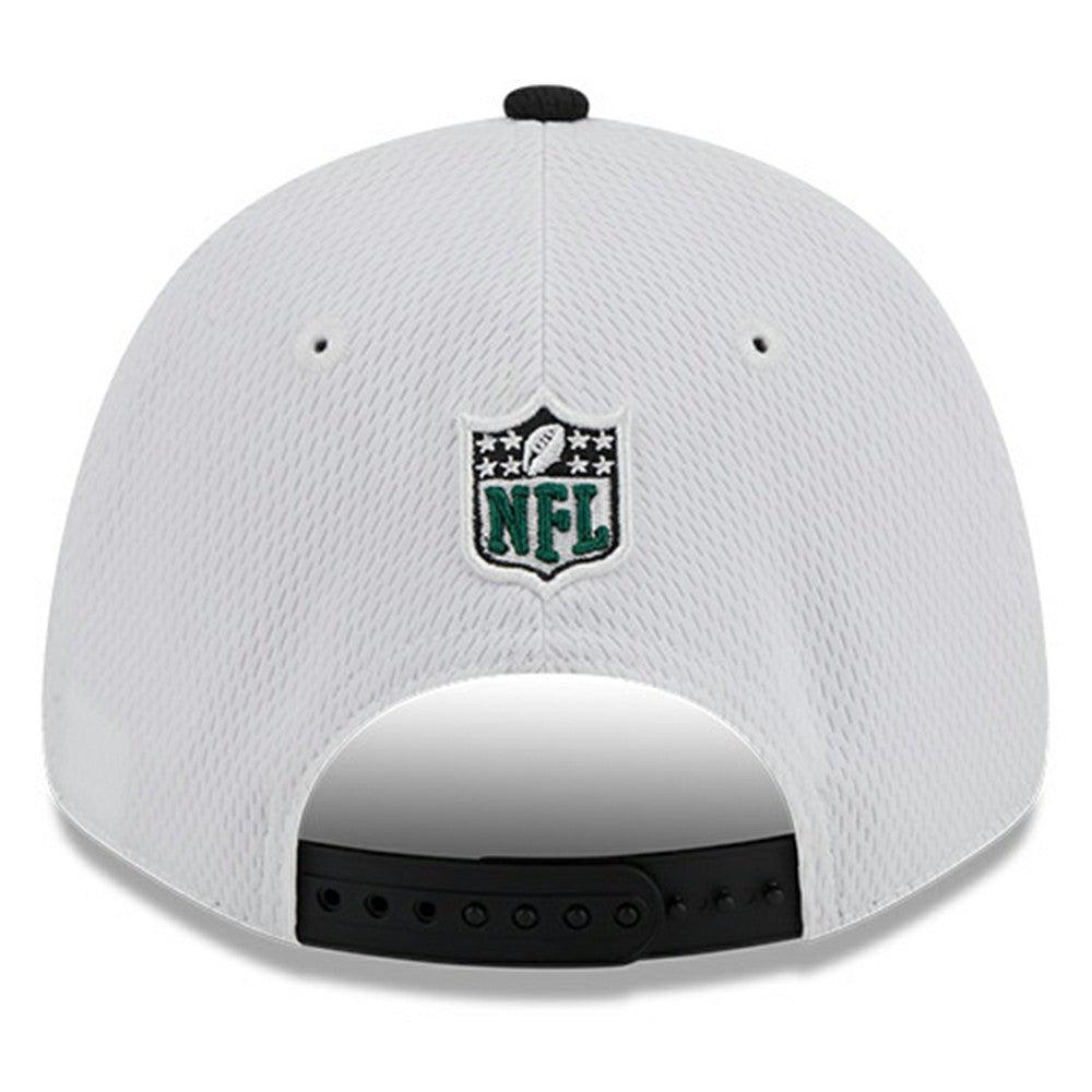 New York Jets New Era 2023 Sideline 9FORTY Adjustable Hat White/Black - NFL