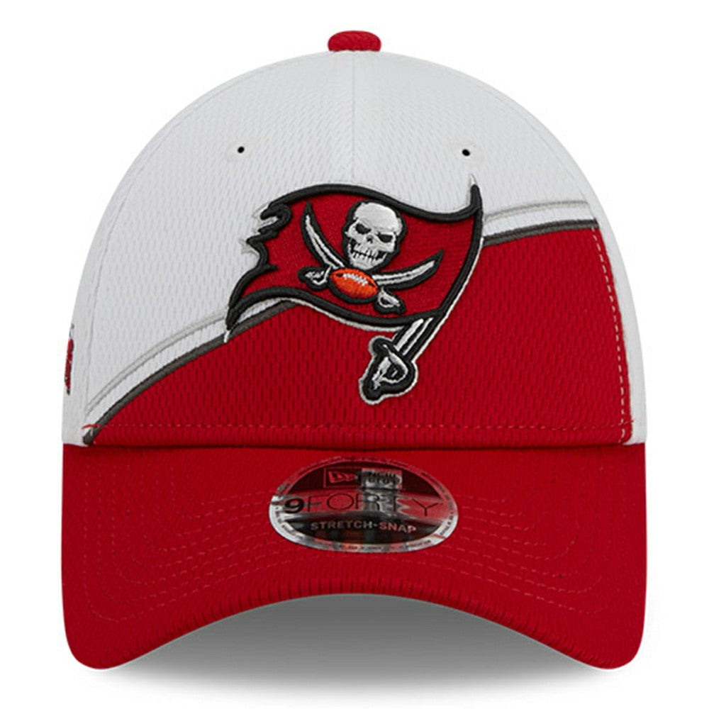 Tampa Bay Buccaneers New Era 2023 Sideline 9FORTY Adjustable Hat White/Red - NFL