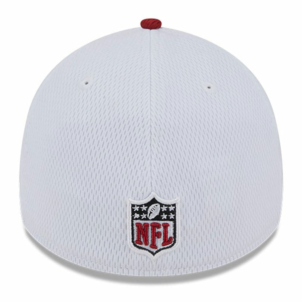 Arizona Cardinals New Era 2023 Sideline 39THIRTY Flex Hat White/Cardinal - NFL