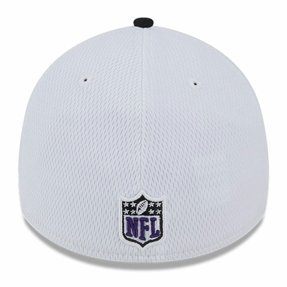 Baltimore Ravens New Era 2023 Sideline 39THIRTY Flex Hat White/Black - NFL
