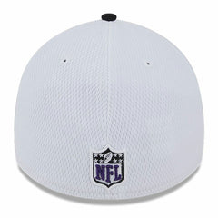 Baltimore Ravens New Era 2023 Sideline 39THIRTY Flex Hat White/Black - NFL