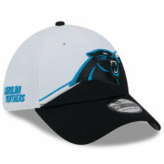 Carolina Panthers New Era 2023 Sideline 39THIRTY Flex Hat White/Black - NFL