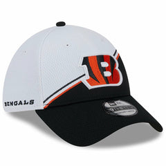 Cincinnati Bengals New Era 2023 Sideline 39THIRTY Flex Hat White/Black - NFL