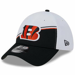 Cincinnati Bengals New Era 2023 Sideline 39THIRTY Flex Hat White/Black - NFL