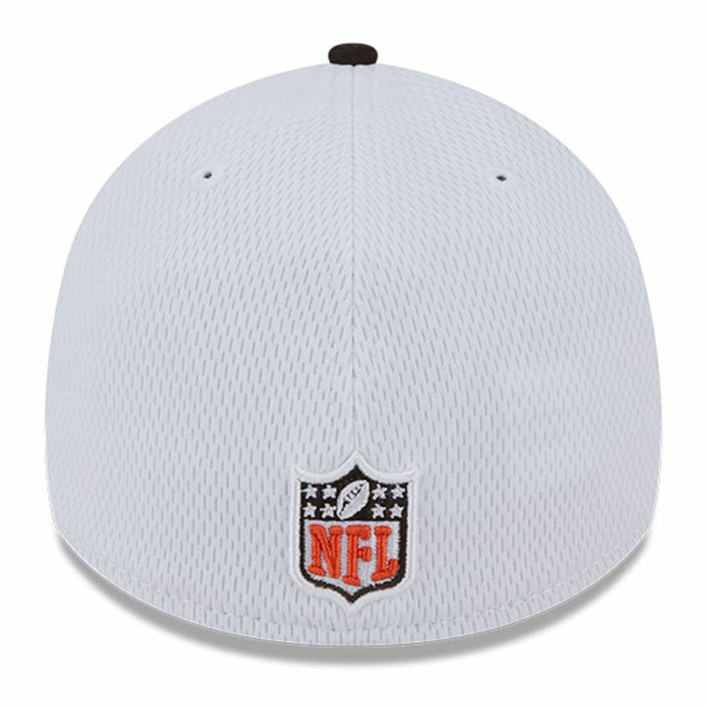 Cleveland Browns New Era 2023 Sideline 39THIRTY Flex Hat White/Brown - NFL
