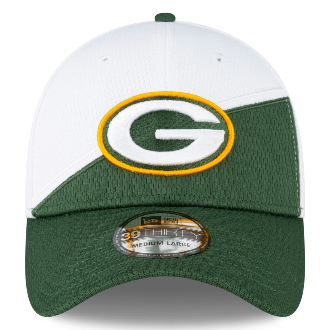 Green Bay Packers New Era 2023 Sideline 39THIRTY Flex Hat White/Green - NFL