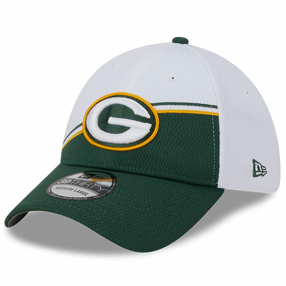 Green Bay Packers New Era 2023 Sideline 39THIRTY Flex Hat White/Green - NFL