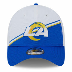 Los Angeles Rams New Era 2023 Sideline 39THIRTY Flex Hat White/Royal - NFL