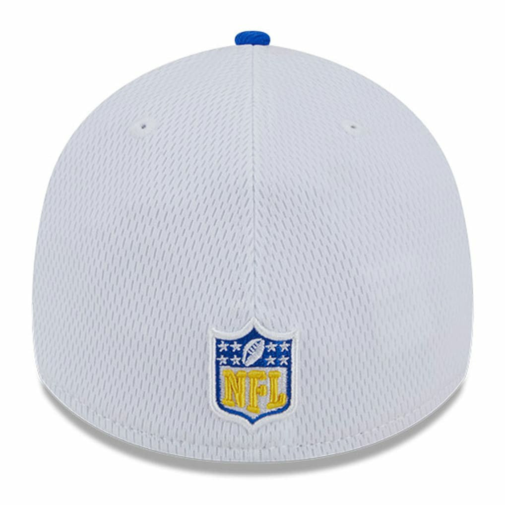 Los Angeles Rams New Era 2023 Sideline 39THIRTY Flex Hat White/Royal - NFL