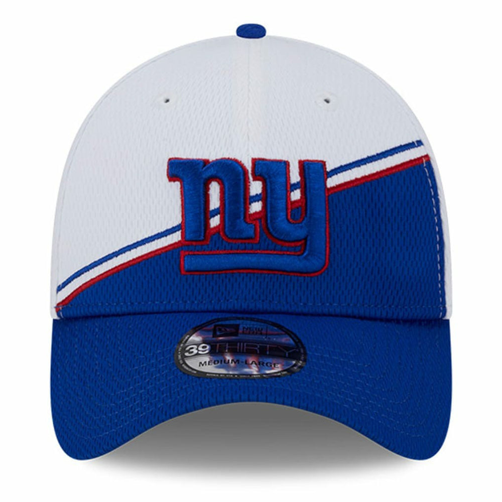 New York Giants New Era 2023 Sideline 39THIRTY Flex Hat White/Royal - NFL