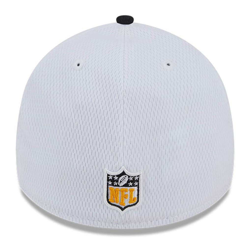 Pittsburgh Steelers New Era 2023 Sideline 39THIRTY Flex Hat White/Black - NFL