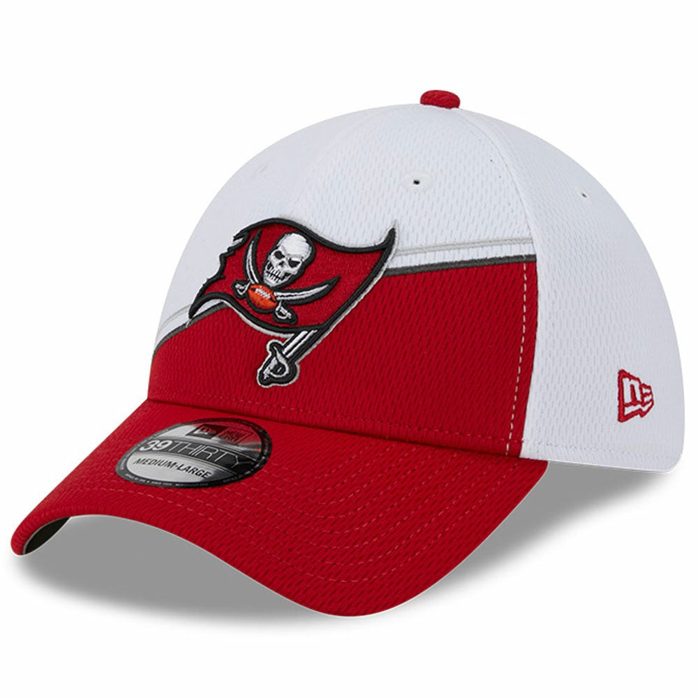 Tampa Bay Buccaneers New Era 2023 Sideline 39THIRTY Flex Hat White/Red - NFL