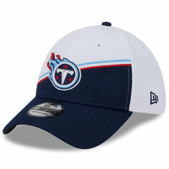 Tennessee Titans New Era 2023 Sideline 39THIRTY Flex Hat White/Navy - NFL