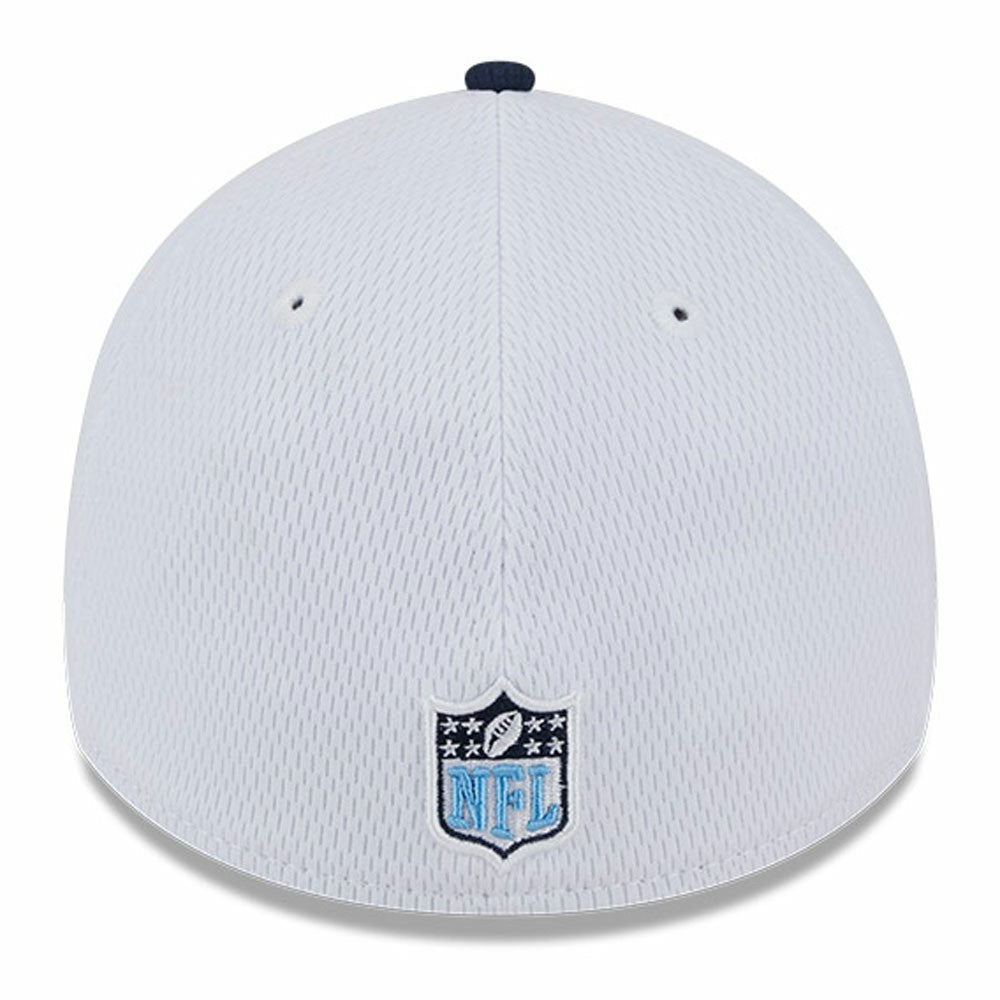 Tennessee Titans New Era 2023 Sideline 39THIRTY Flex Hat White/Navy - NFL