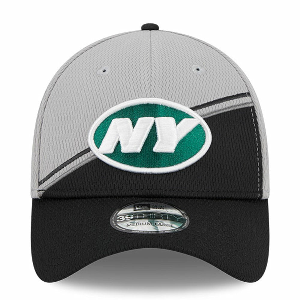 New York Jets New Era 2023 Sideline 39THIRTY Flex Hat Gray/Black - NFL