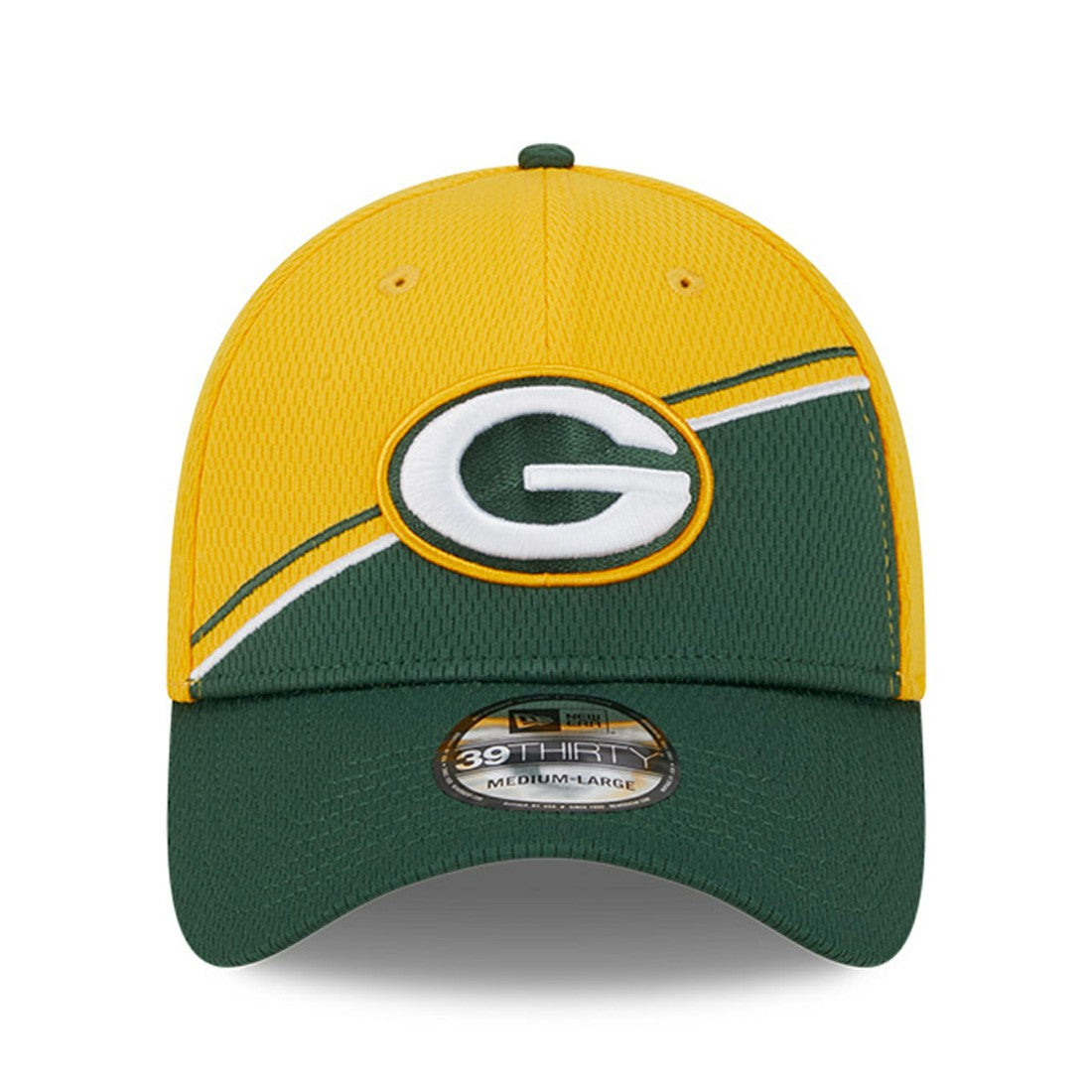 Green Bay Packers New Era 2023 Sideline 39THIRTY Flex Hat Gold/Green - NFL