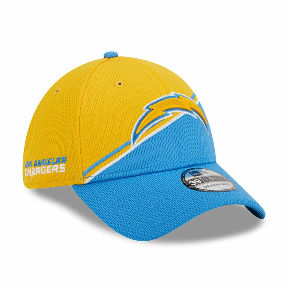 Los Angeles Chargers New Era 2023 Sideline 39THIRTY Flex Hat Gold/Powder Blue - NFL