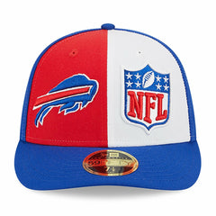 Buffalo Bills New Era 2023 Sideline Low Profile 59FIFTY Fitted Hat Red/Royal - NFL
